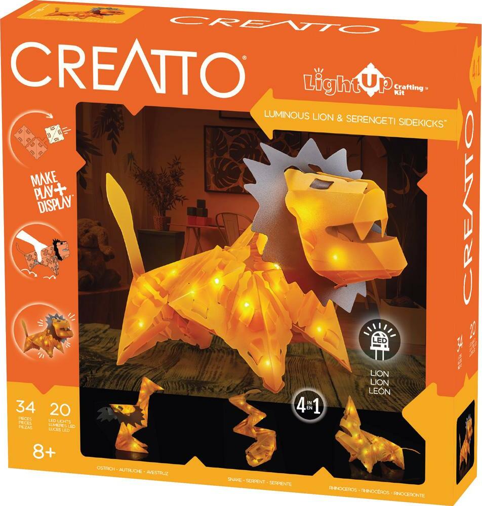 Creatto: Luminous Lion & Serengeti Sidekicks