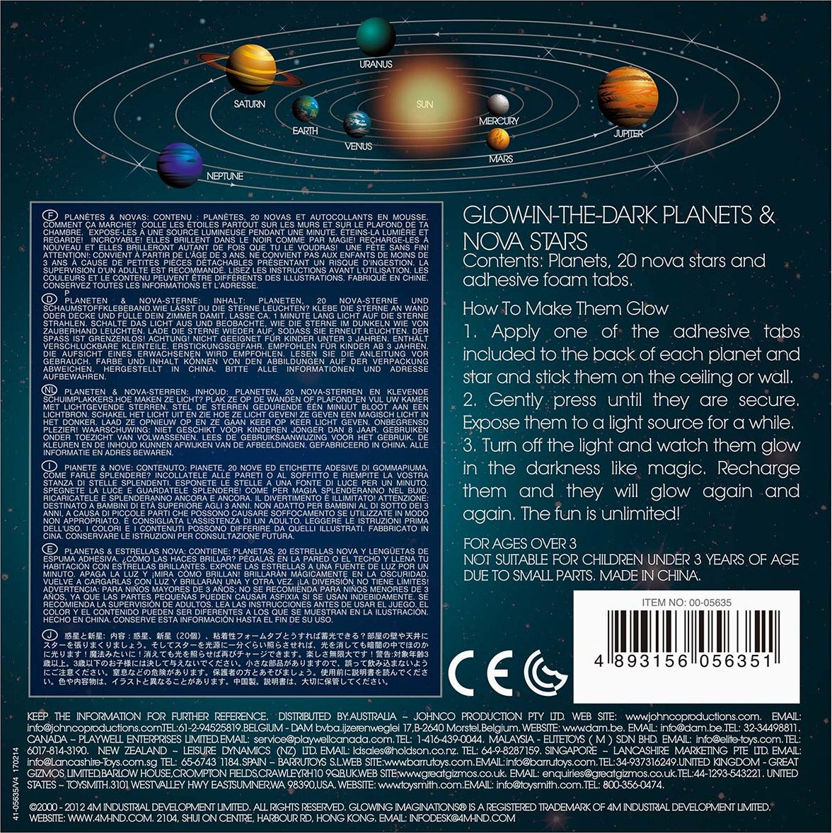 Glow Planets & Nova Star In Box