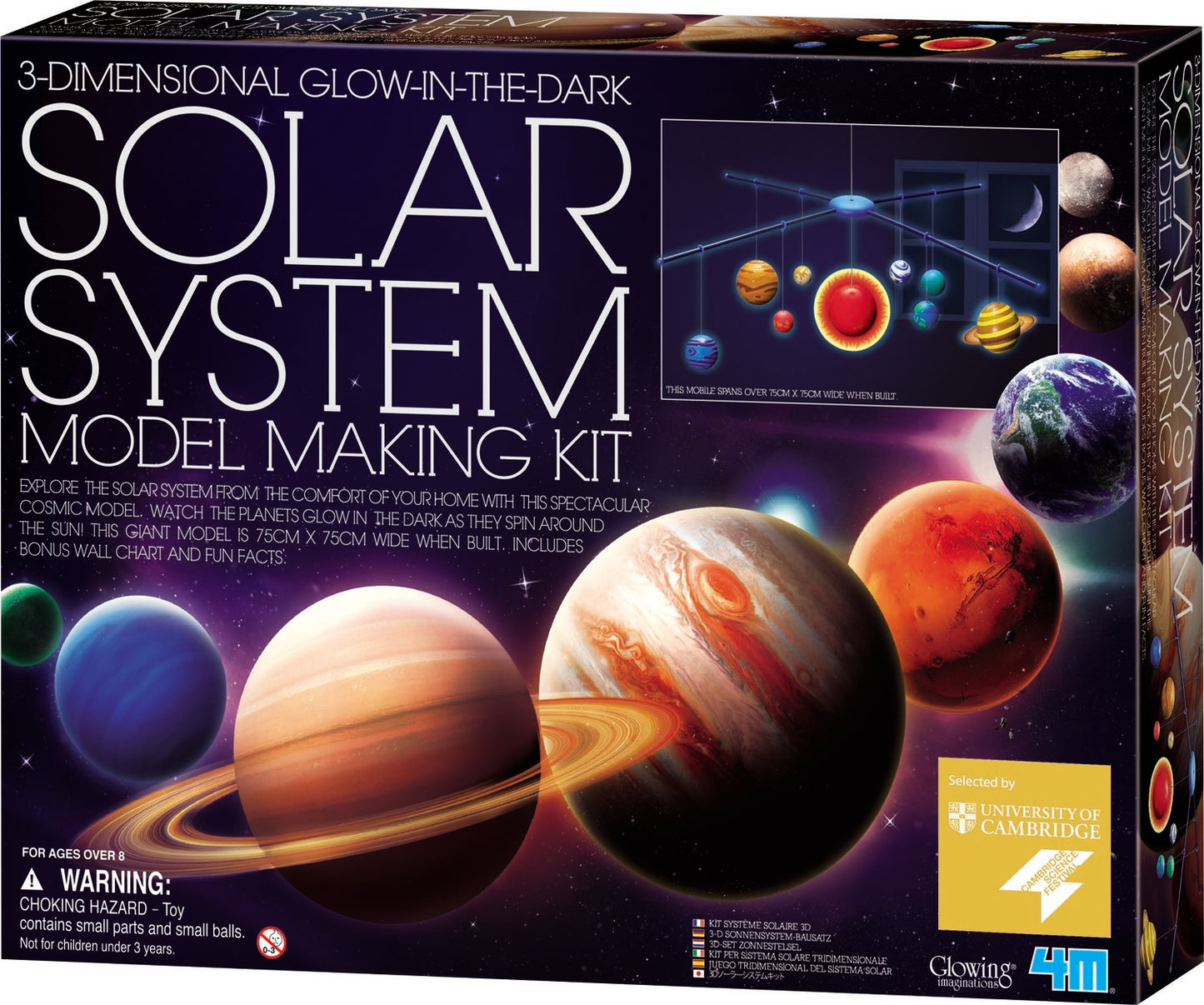 3D Glow Solar System Model Kit