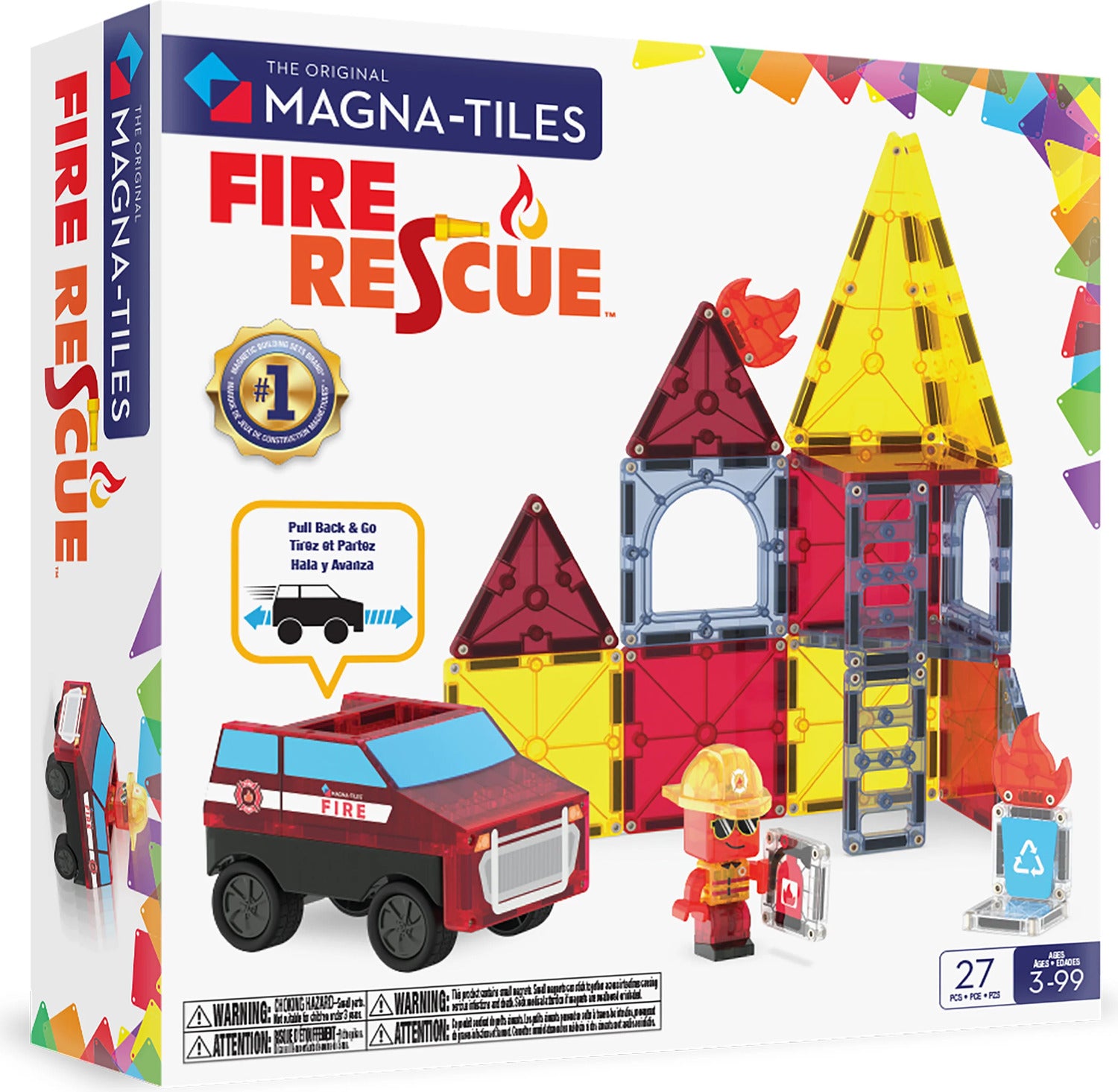 Magna-Tiles Fire Rescue 27 Piece Set