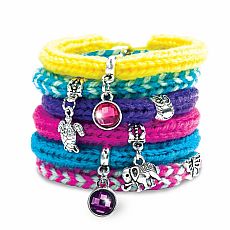 Quick Knit Charm Bracelets