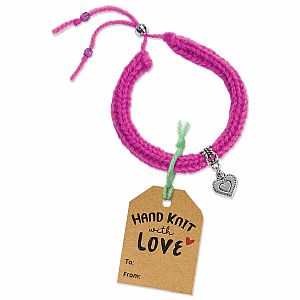 Quick Knit Charm Bracelets