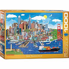 San Francisco Folk Art 1000pc