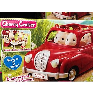 calico critters cherry cruiser set