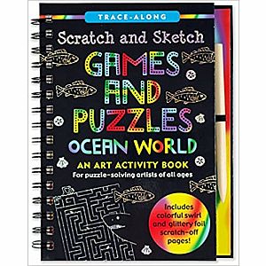 Scratch and Sketch Games and Puzzles 